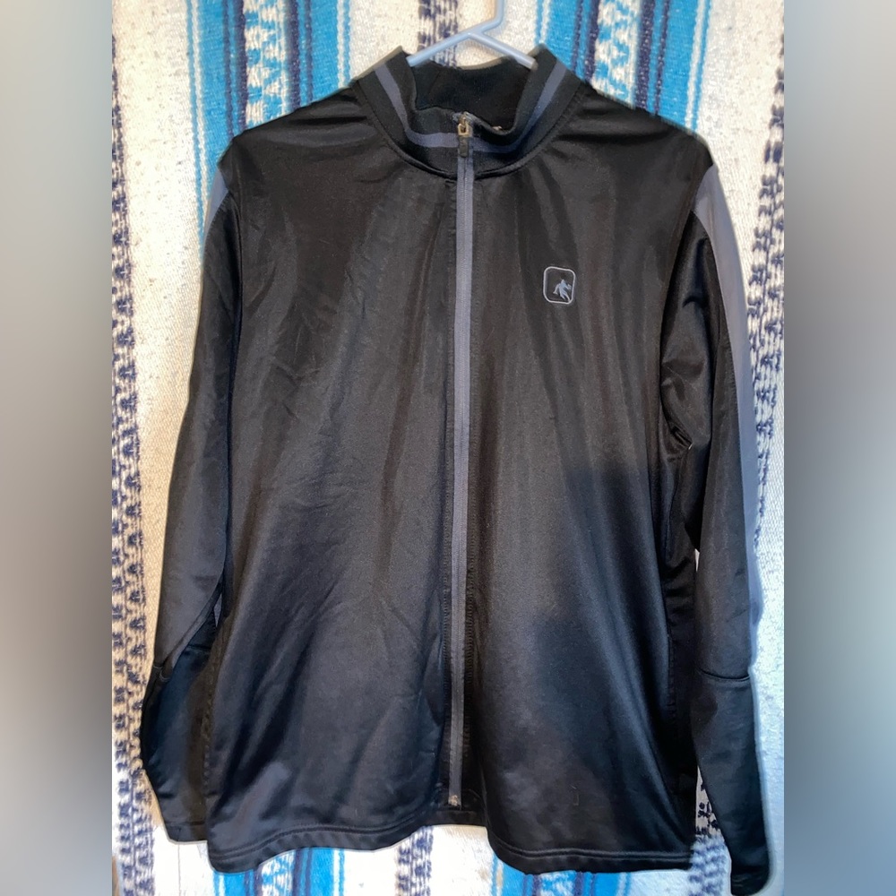 Black And1 zip-up jacket